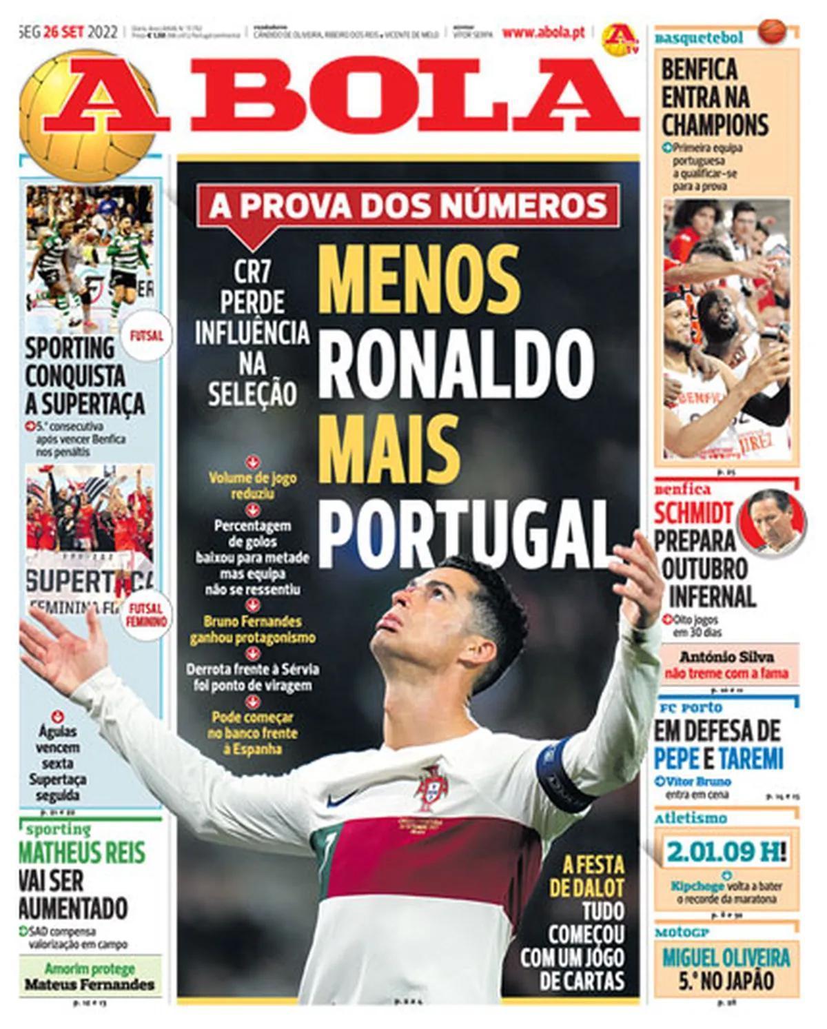 Portekiz basınından Ronaldo çağrısı: Oynatmayın