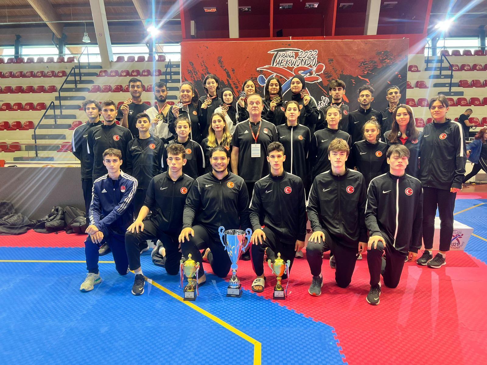 Avrupa Ümitler Taekwondo Şampiyonasında şampiyonuz