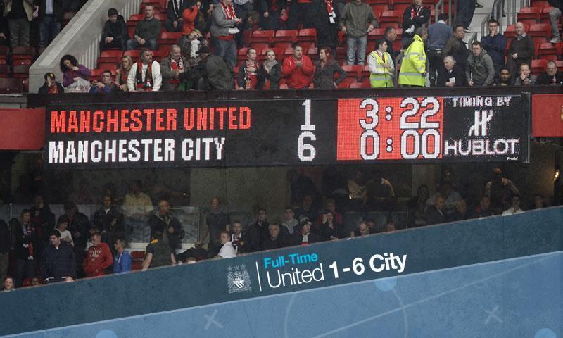 (ÖZET ) Manchester City - Manchester United maç sonucu: 6-3