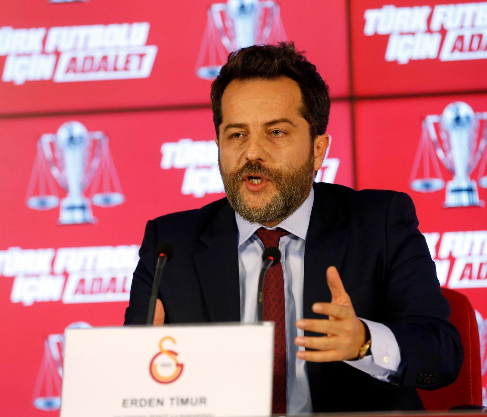 Galatasaray Sportif A.Ş. Başkanvekili Erden Timurdan bomba sözler Fenerbahçe örneği