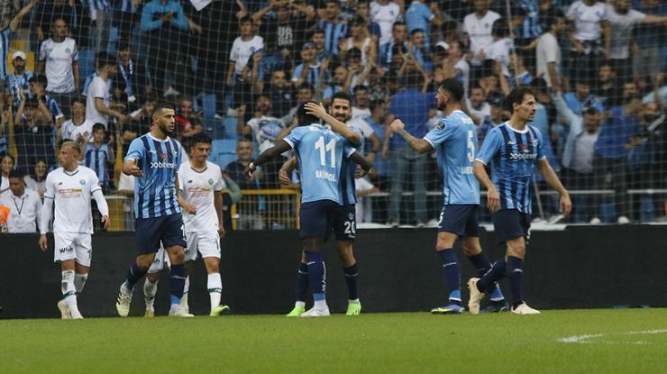 (ÖZET)  Adana Demirspor - Konyaspor maç sonucu: 1-1