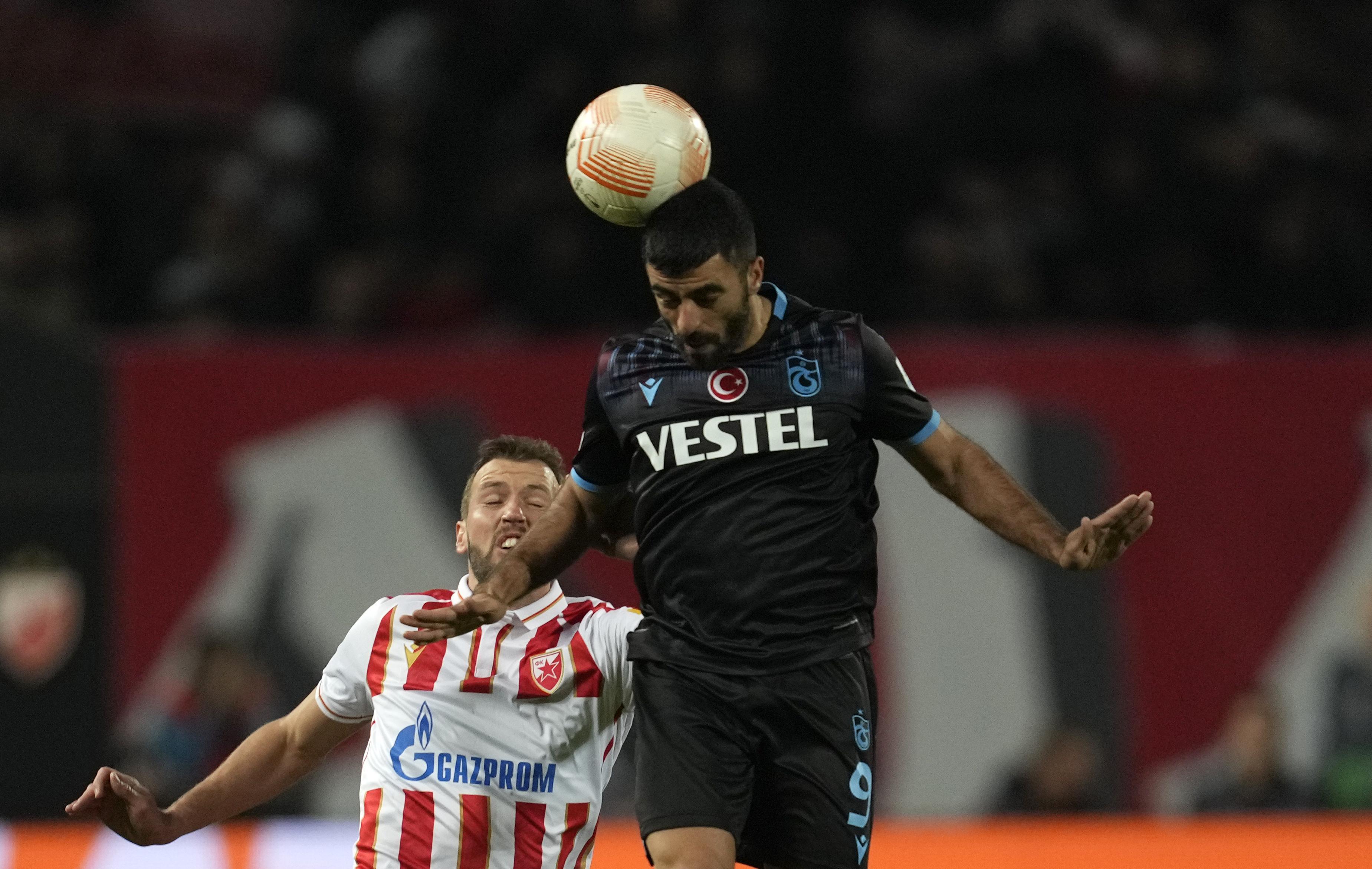 (ÖZET) Kızılyıldız - Trabzonspor maç sonucu: 2-1