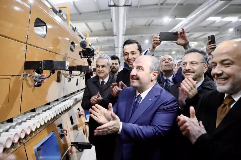 QUA Granitein yeni üretim hatları Sanayi Bakanı Mustafa Varankın katılımıyla açıldı