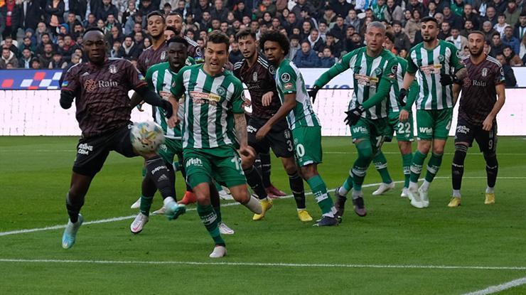 Konyaspor-Beşiktaş maç sonucu: 1-2
