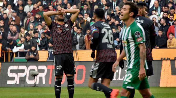 Konyaspor-Beşiktaş maç sonucu: 1-2