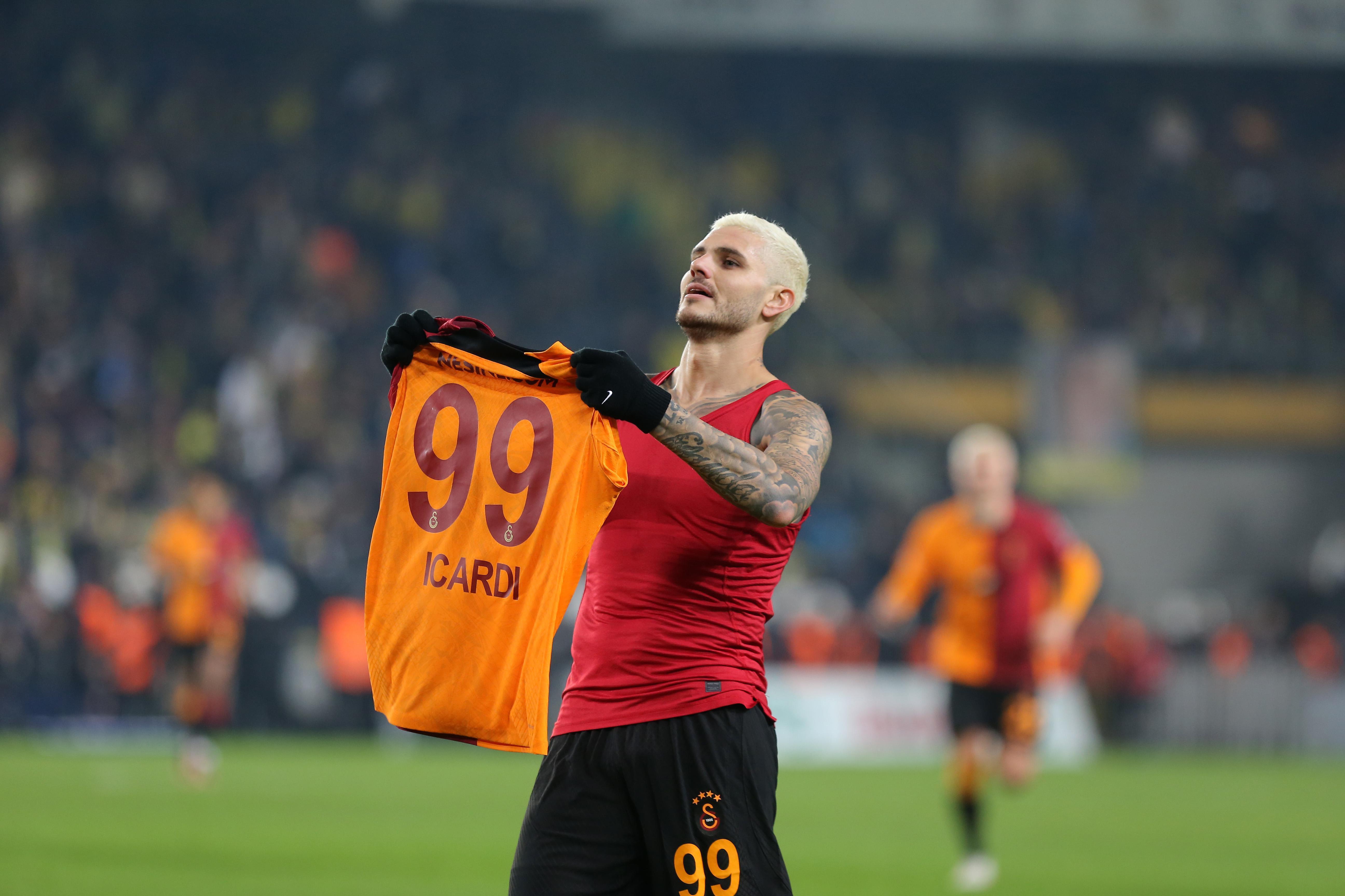 Galatasarayda Mauro Icardi farkı Fenerbahçe derbisine de damga vurmuştu...