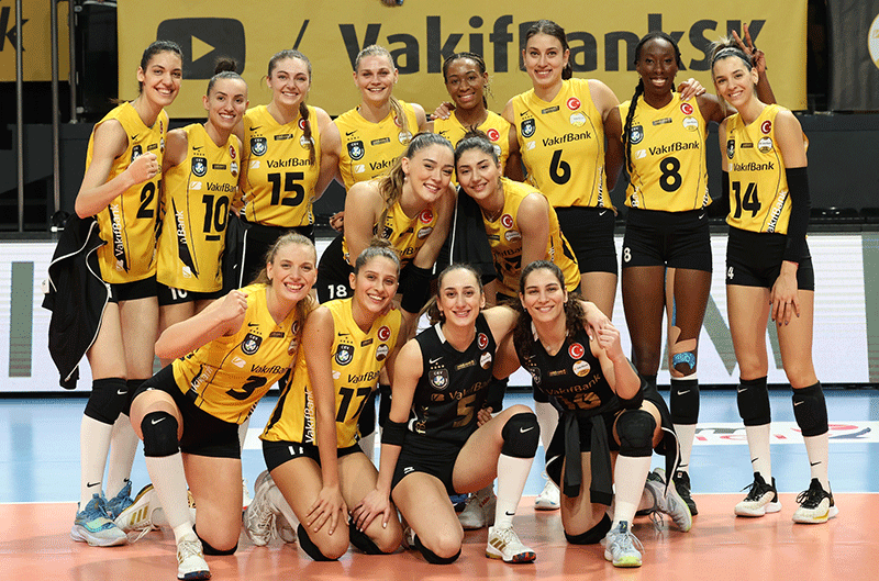 VakıfBank, yeni yıldaki ilk maçında set vermedi