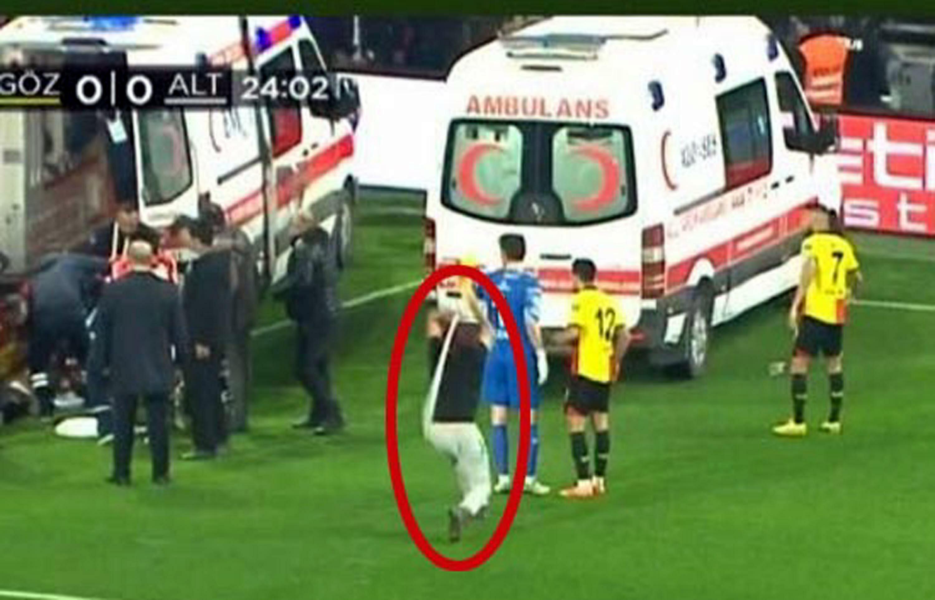 Olaylı Göztepe-Altay maçında yanıcı maddeleri taşıyan ambulans firması süresiz kapatıldı