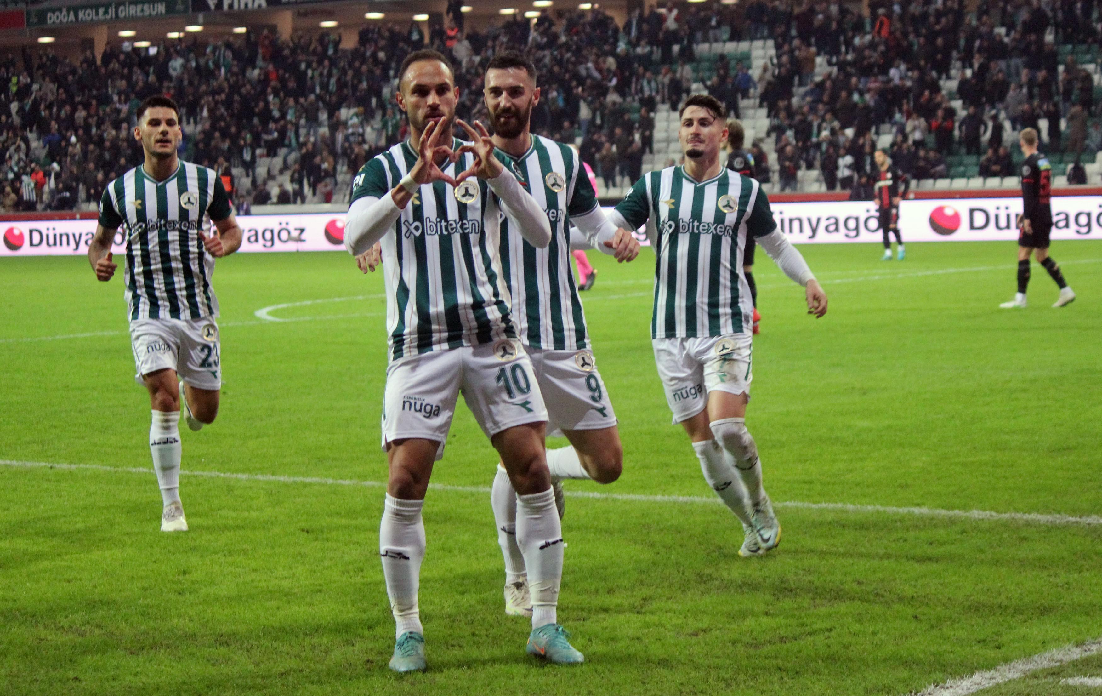 (ÖZET) Giresunspor - Gaziantep FK maç sonucu: 2-1