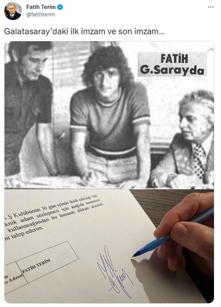 Fatih Terimden geri dönüş sinyali Teklifler aldım, ben bitti demeden bitmez Çok özel açıklamalar...