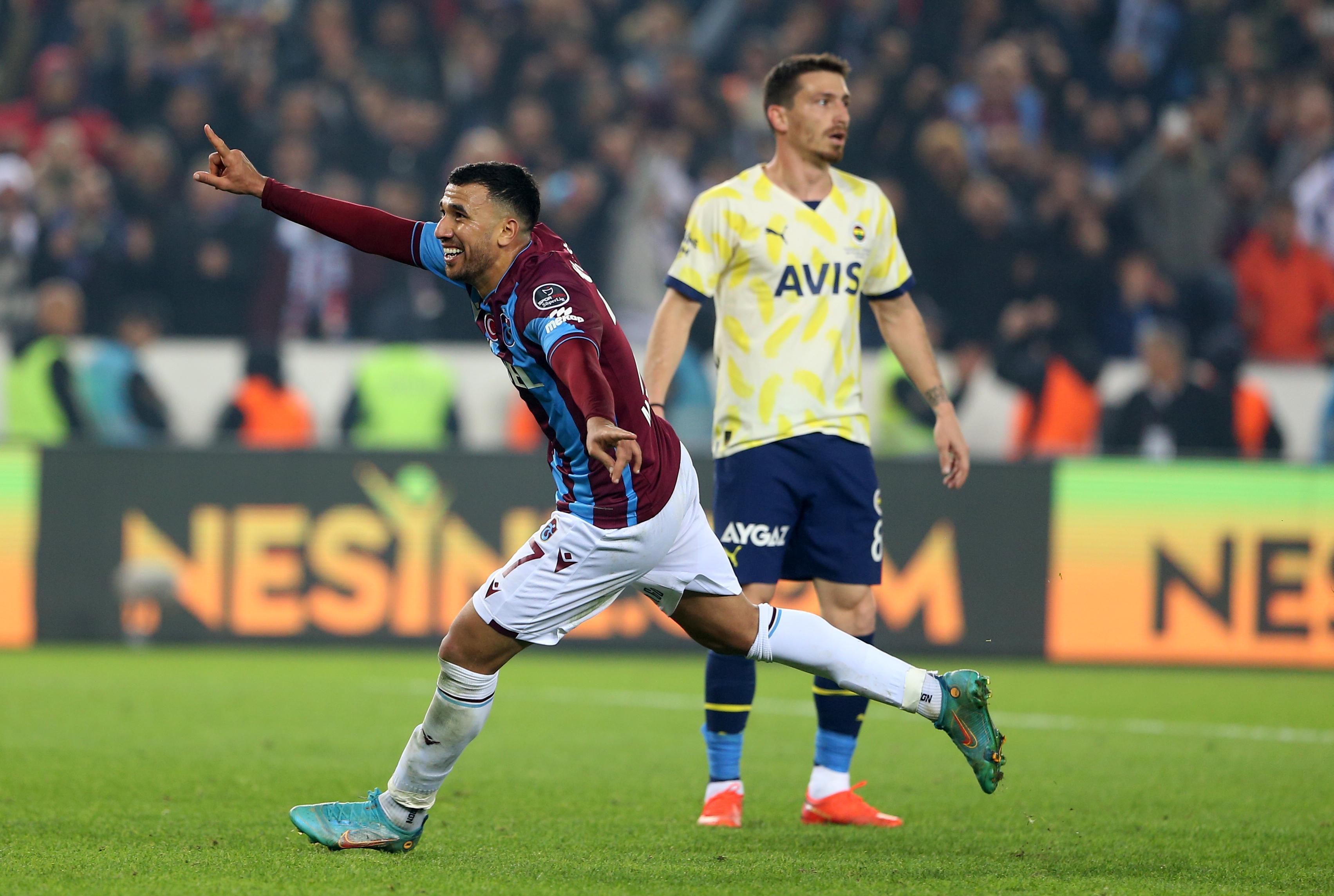 Akyazıda Maxi Gomez ve Trezeguetnin gecesi (ÖZET) Trabzonspor-Fenerbahçe maç sonucu: 2-0