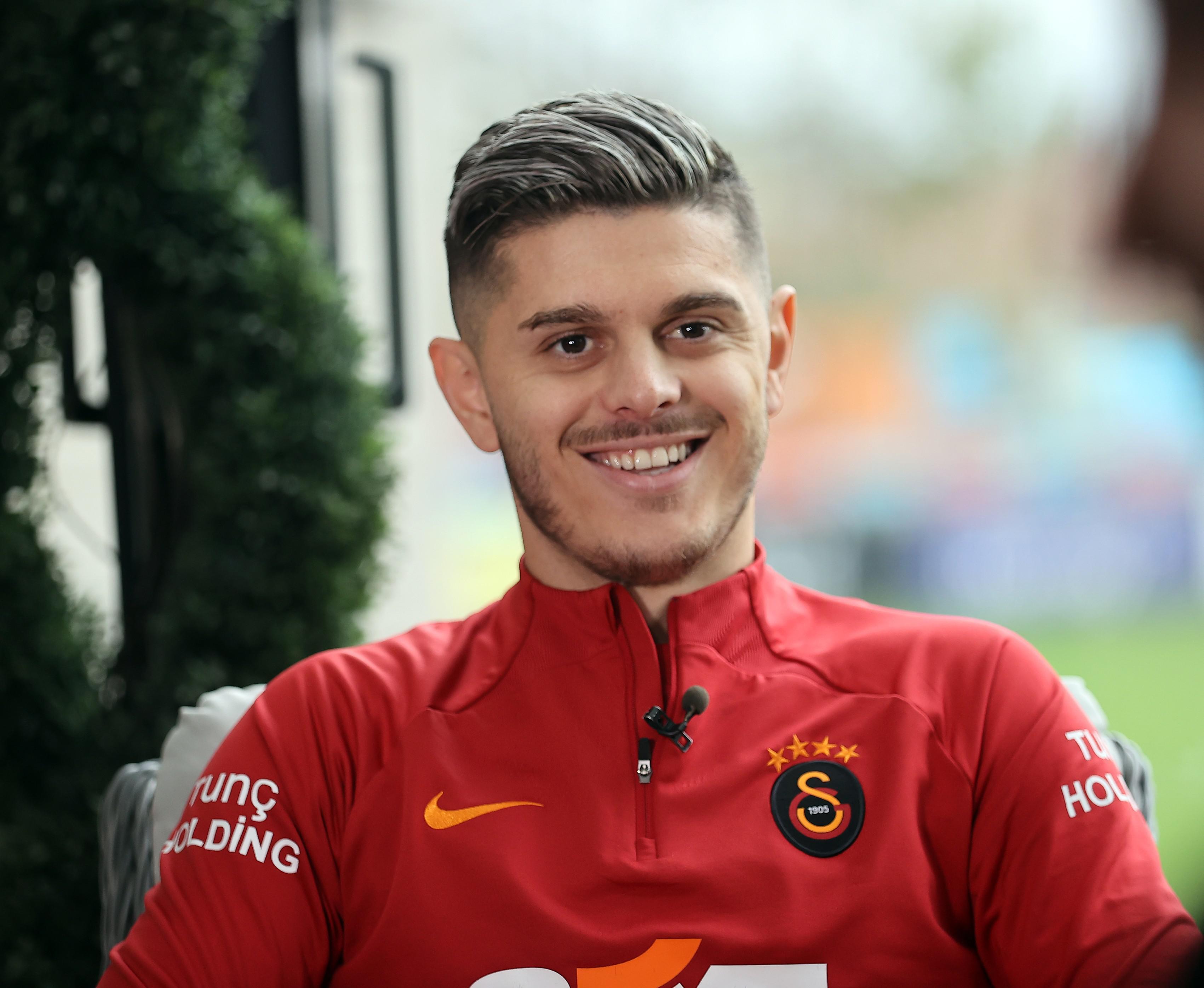 Galatasaraylı Milot Rashicadan özel açıklamalar Mata, Icardi, Okan Buruk...