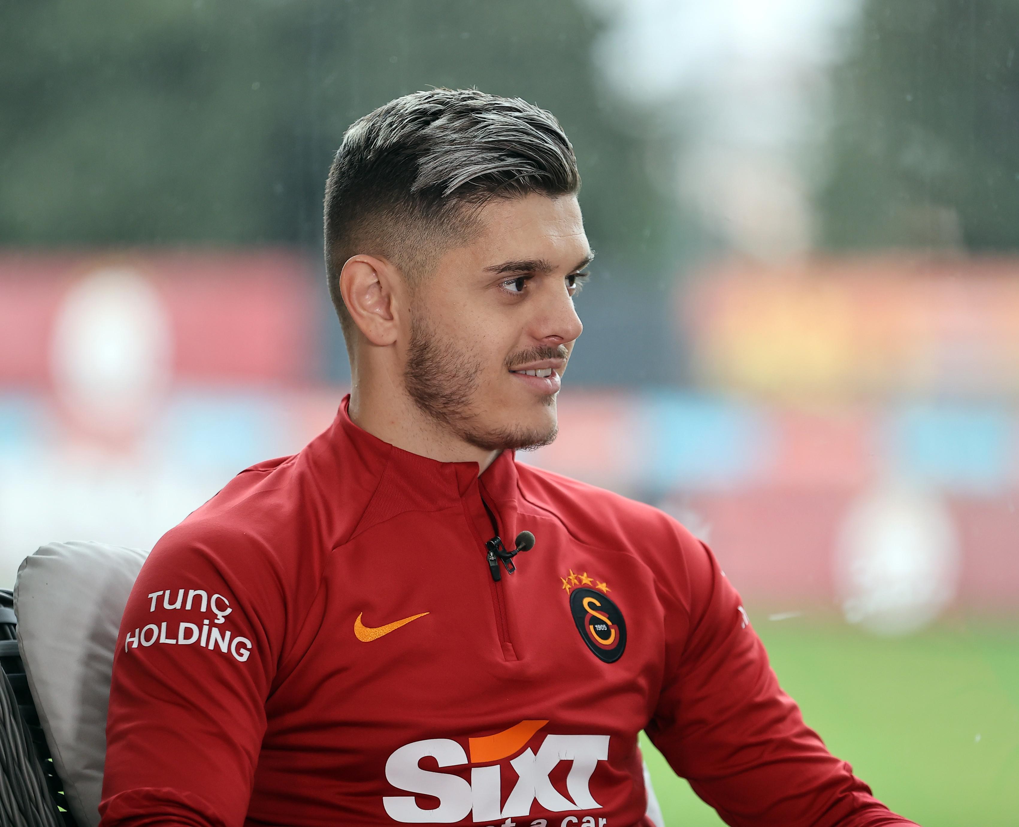 Galatasaraylı Milot Rashicadan özel açıklamalar Mata, Icardi, Okan Buruk...