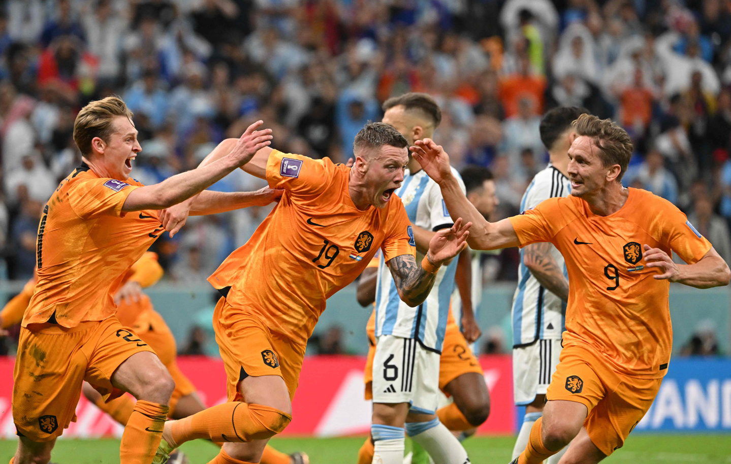 Kader adamı Wout Weghorst 2022 Dünya Kupasına damga vuran maç: Hollanda-Arjantin