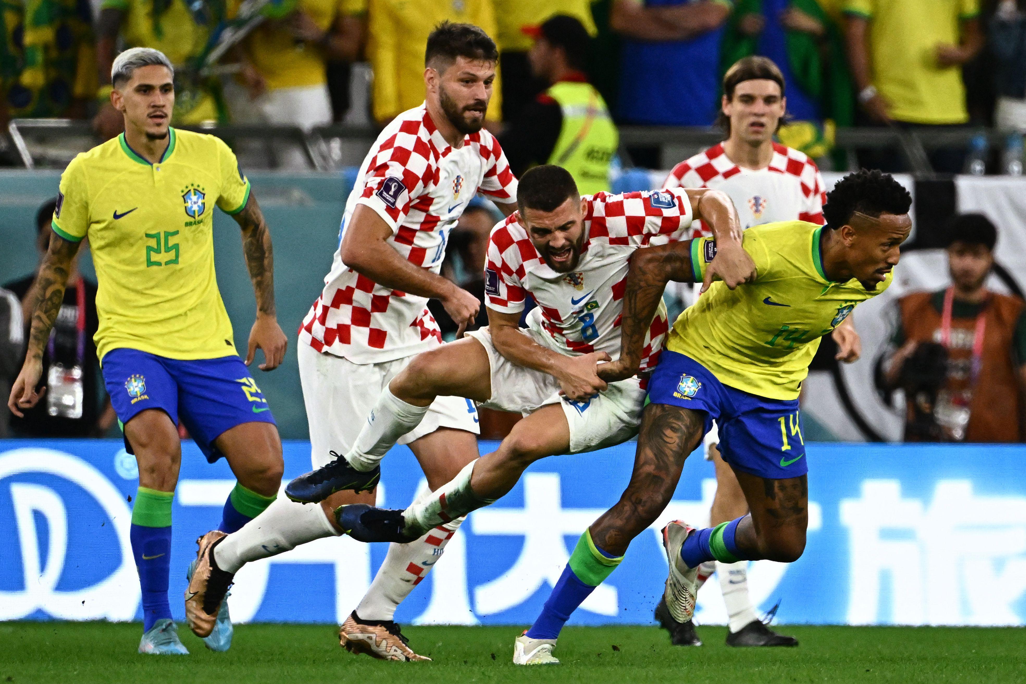 Hırvatistan-Brezilya maçında duygusal anlar