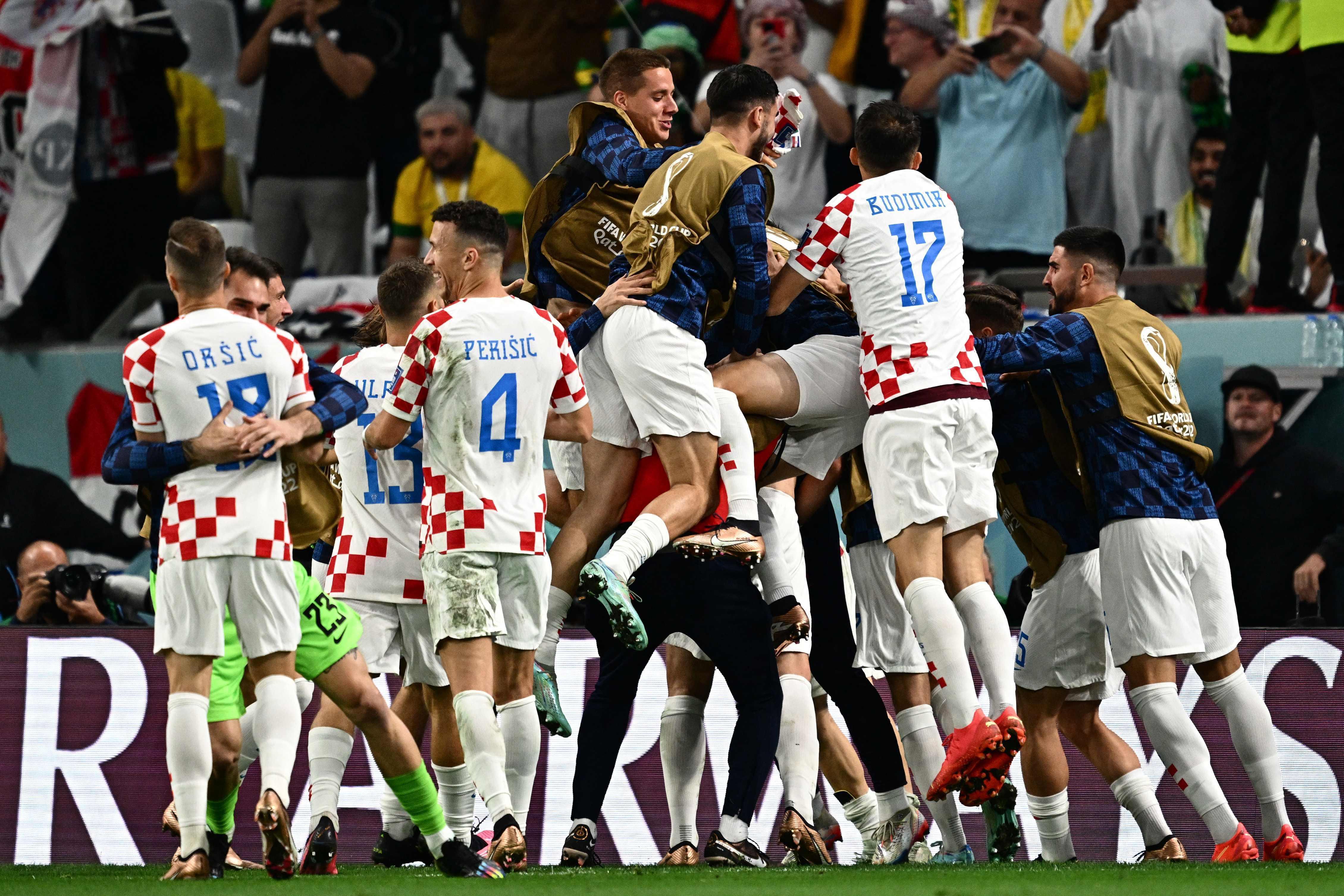 Hırvatistan-Brezilya maçında duygusal anlar
