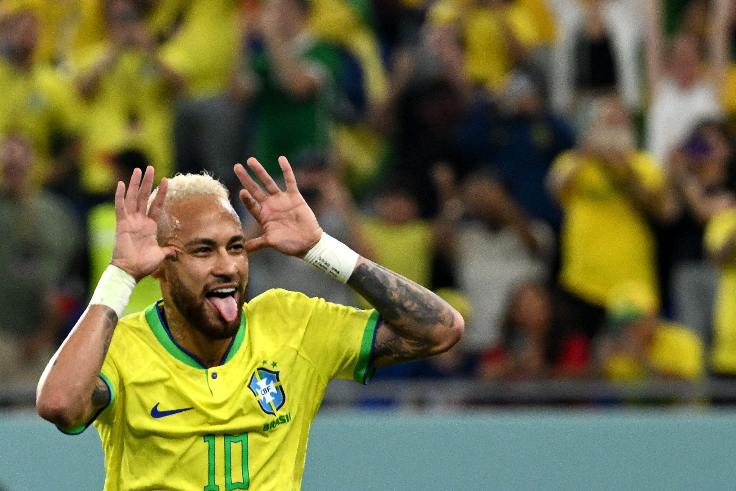 Brezilya-Güney Kore maçında tarihe geçen anlar Neymar ve Thiago Silva...