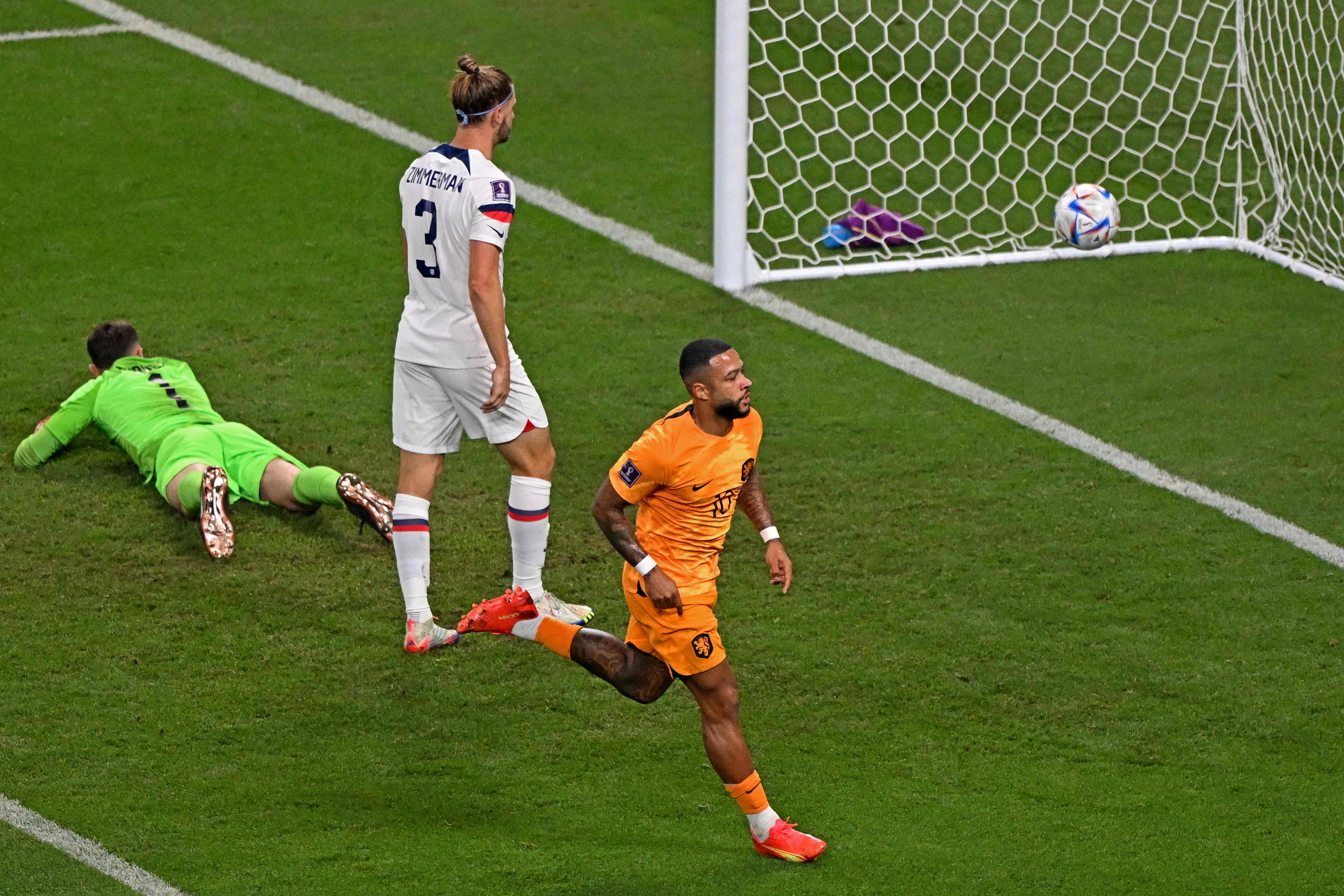 Denzel Dumfriesten bir ilk (ÖZET) Hollanda-ABD maç sonucu: 3-1 (Dünya Kupası Son 16 Turu)