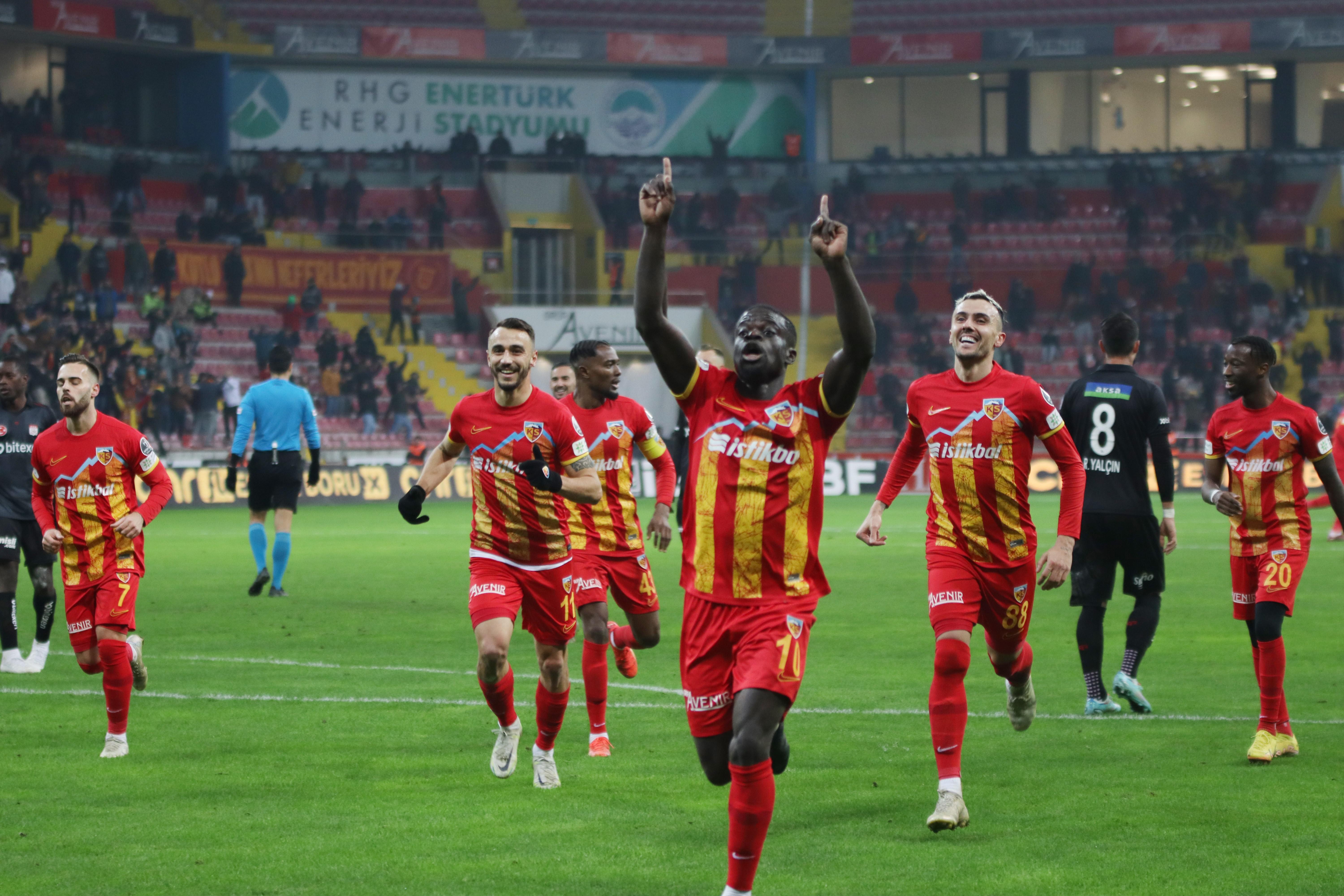 Kayserispor-Sivasspor maç sonucu: 4-1