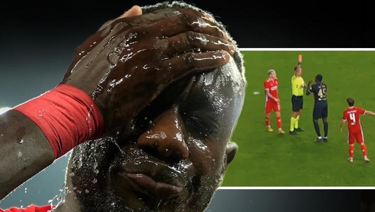 14 dakikada kırmızı kart gördü! Samsunspor-Amed maçında Diagne skandalı: Girmesiyle atılması bir oldu