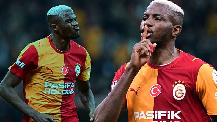 Derbide sahne Victor Osimhen'in! Galatasaray'ın gollerine başladı