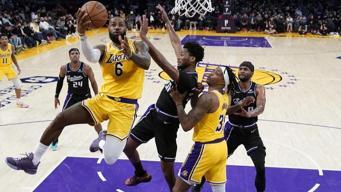 NBA'de Los Angeles Lakers evinde Sacramento Kings'i mağlup etti