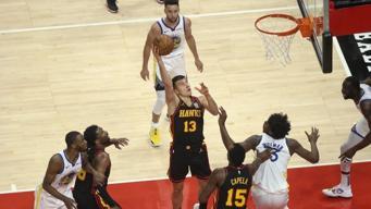 Atlanta Hawks, Golden State'i son periyotta devirdi