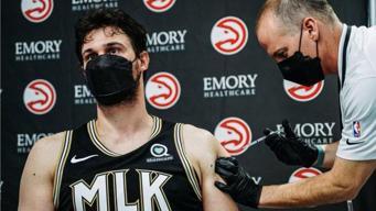 NBA'de Atlanta Hawks oyuncuları Covid-19 aşısı oldular