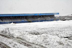 Ergene Velimeşespor-Gümüşhanespor maçı kar nedeniyle ertelendi