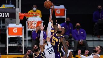 Memphis'i 20 sayı geriden gelerek yenen Lakers'tan üst üste 7. galibiyet