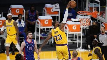 Lakers, Detroit'i iki uzatmada geçti