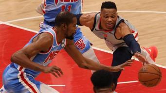 Washington'dan Brooklyn'e karşı 8 saniyede 8-0'lık seri