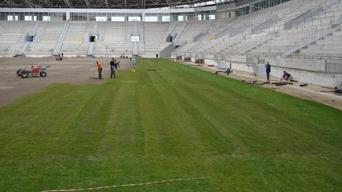 Yeni Ordu Stadı'nın çimleri seriliyor