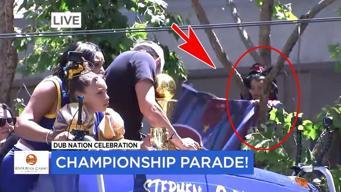 Golden State'in Amerika'daki şampiyonluk kutlamasına Trabzonspor damgası!