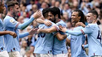 İlkay Gündoğan hat-trick'i kaçırdı, Manchester City hata yapmadı
