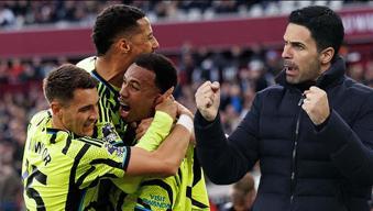 Londra derbisinde uzun yıllar unutulmayacak skor! Arsenal, West Ham'ı 6-0 devirdi...