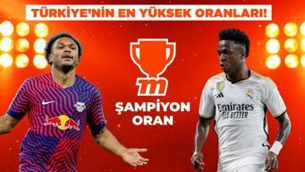 RB Leipzig - Real Madrid maçı canlı bahis heyecanı Misli'de