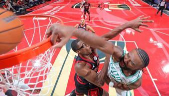 Tatum'un 'double-double'ı Bulls'u devirdi