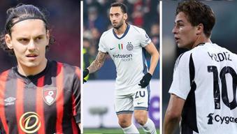 Milli yıldızlarımız Avrupa'yı sallıyor! Hakan Çalhanoğlu, Enes Ünal, Kenan Yıldız...