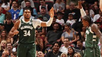 Giannis Antetokounmpo şov yaptı! Milwaukee Bucks evinde Miami Heat'i devirdi