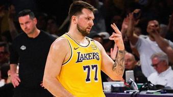Lakers'ı Doncic ve LeBron taşıdı