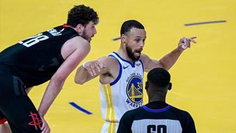 Alperen Şengün'ün double-double'ı Curry'yi durduramadı