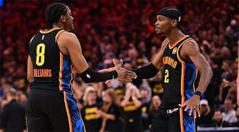 Oklahoma City Thunder Denver Nuggets'ı farklı mağlup etti