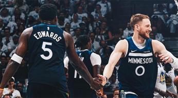 Timberwolves konferans finaline yükseldi