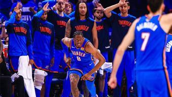 NBA'de seri yeniden başlıyor! Thunder surumu 1-1'e getirdi