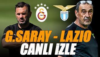Galatasaray - Lazio maçı canlı izle | GS LAZIO maçı şifresiz (G.Saray hazırlık maçı canlı yayın)