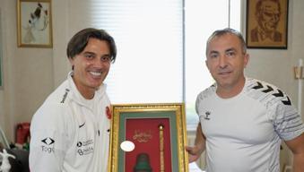 Konyaspor'da Recep Uçar, A Milli Futbol Takımı'nı ağırladı