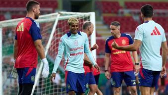 İspanya, Türkiye maçının hazırlıklarını tamamladı