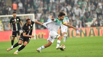 Bursaspor’un 20 maçlık yenilmezlik serisi sona erdi