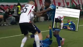 Avrupa'nın gündemi: Samsunspor'un kaptanı Zeki Yavru! Rakibi tarafından yerde sürüklendi